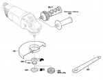 Bosch 3 601 H82 191 Gws 22-230 H Angle Grinder 230 V / Eu Spare Parts